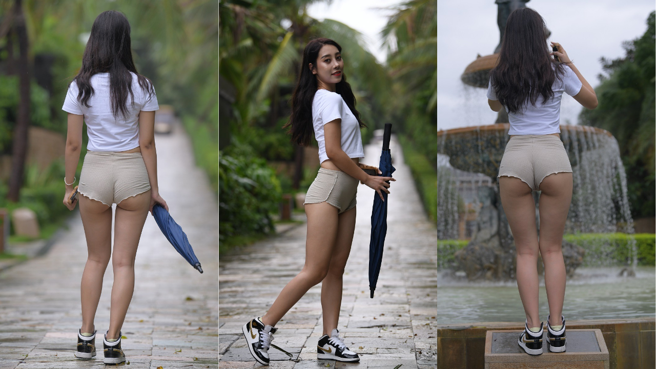 红石旅拍作品 第四篇 热裤女孩